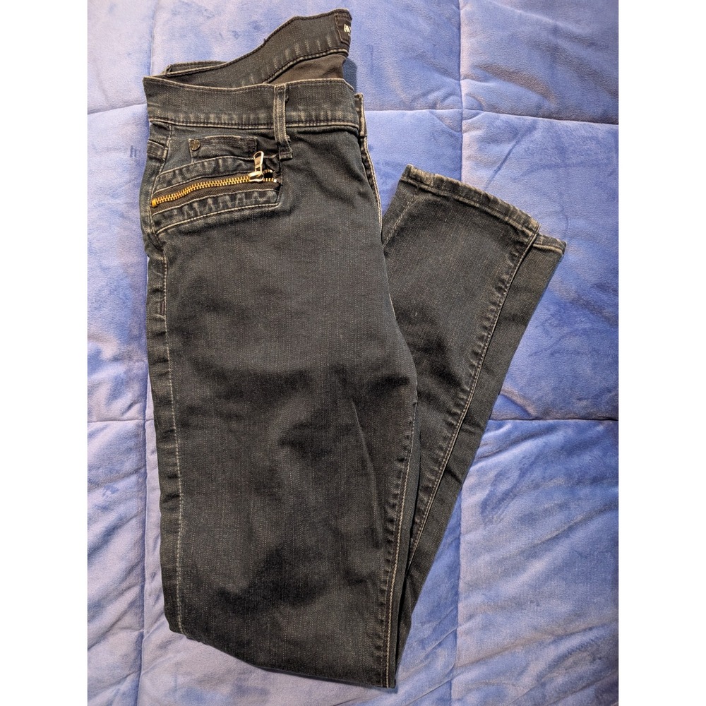 Hudson Jeans Women's Dark Wash‎ Slim Fit Zipper Accent Ankle Zip - Size 31